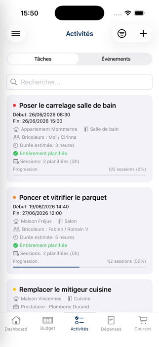 Aperçu de la fonctionnalité sélectionnée dans Brikka